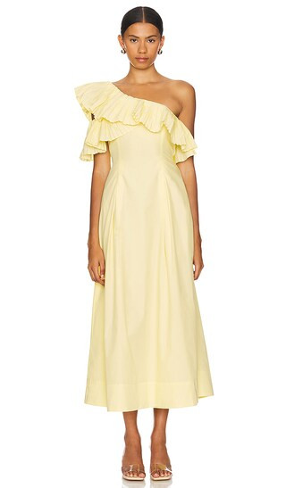 Bliss Midi Dress in Lemon Sorbet | Revolve Clothing (Global)