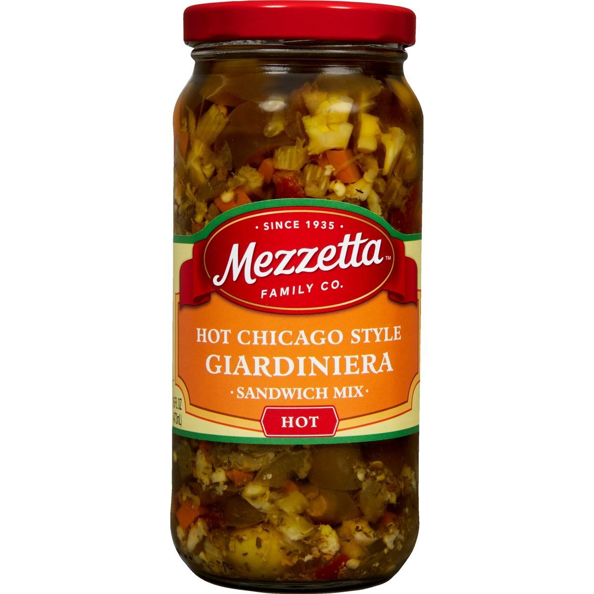 Mezzetta Hot Chicago Style Giardiniera Italian Sandwich Mix - 16oz | Target