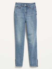 Higher High-Waisted O.G. Straight Side-Slit Ankle Jeans for Women | Old Navy (US)