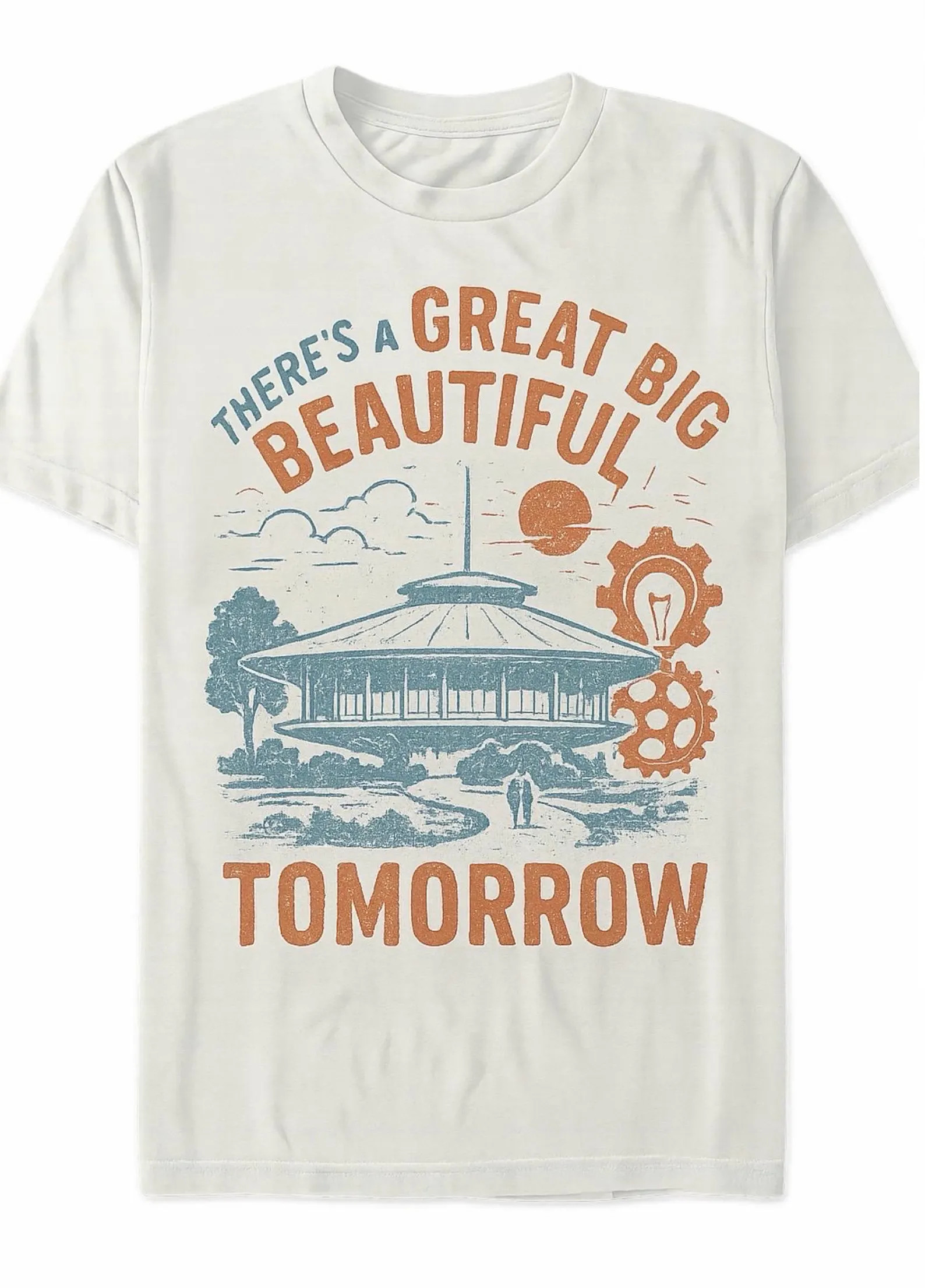 There’s a Great Big Beautiful Tomorrow, Family Disney T Shirt, Family Theme Park Tee , Vintage ... | Etsy (US)