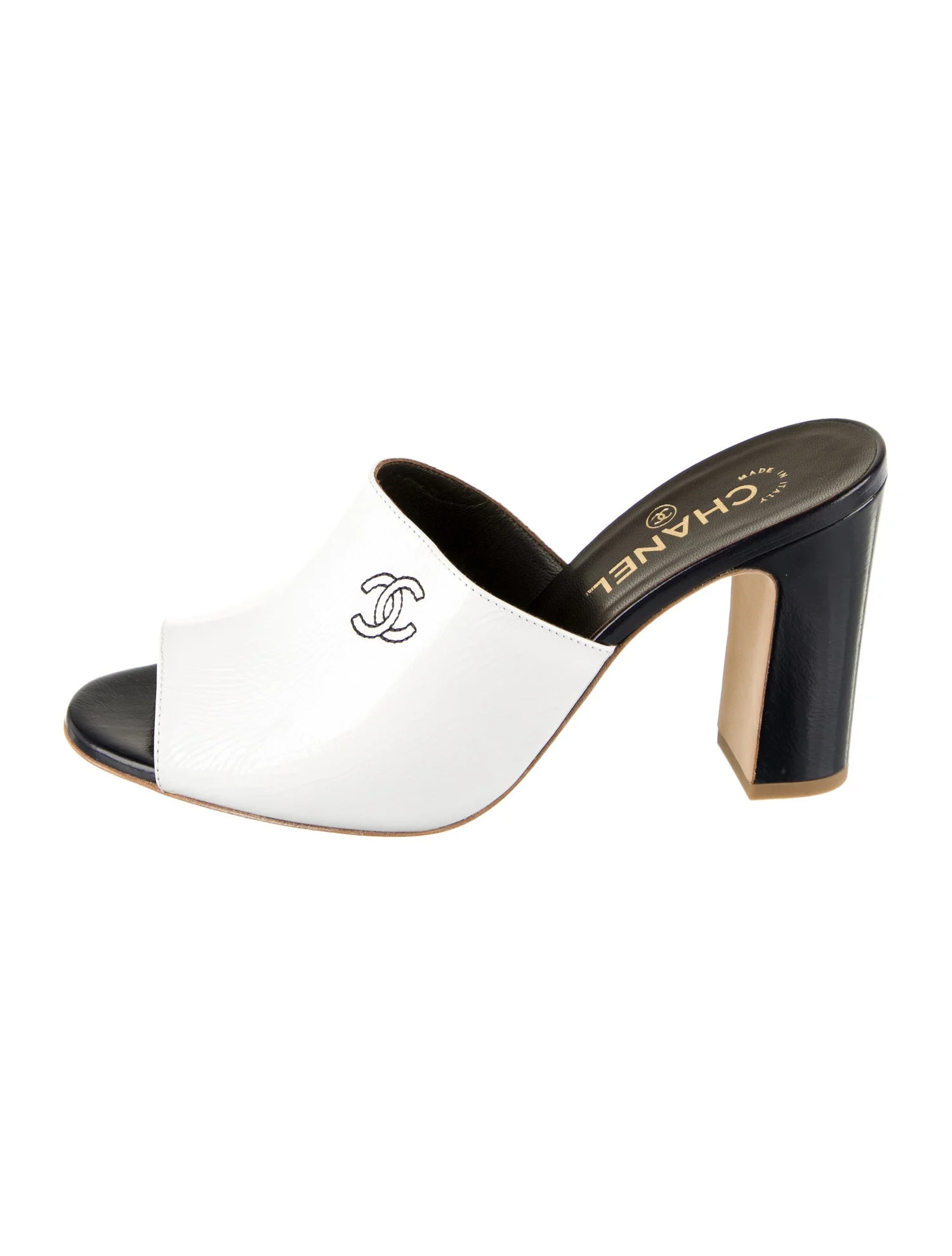 Patent Leather Slides | The RealReal