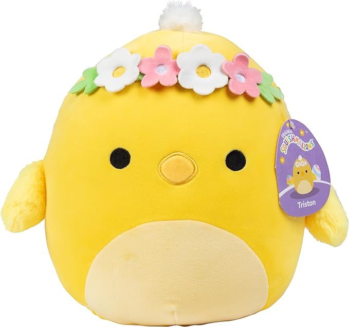 Squishmallows 10" Triston The Chick with Flower Crown Easter Plush - Official Kellytoy - Collecti... | Amazon (US)