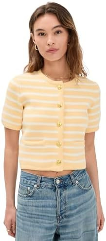 English Factory Women's Knit Striped Sweater Cardigan | Amazon (US)