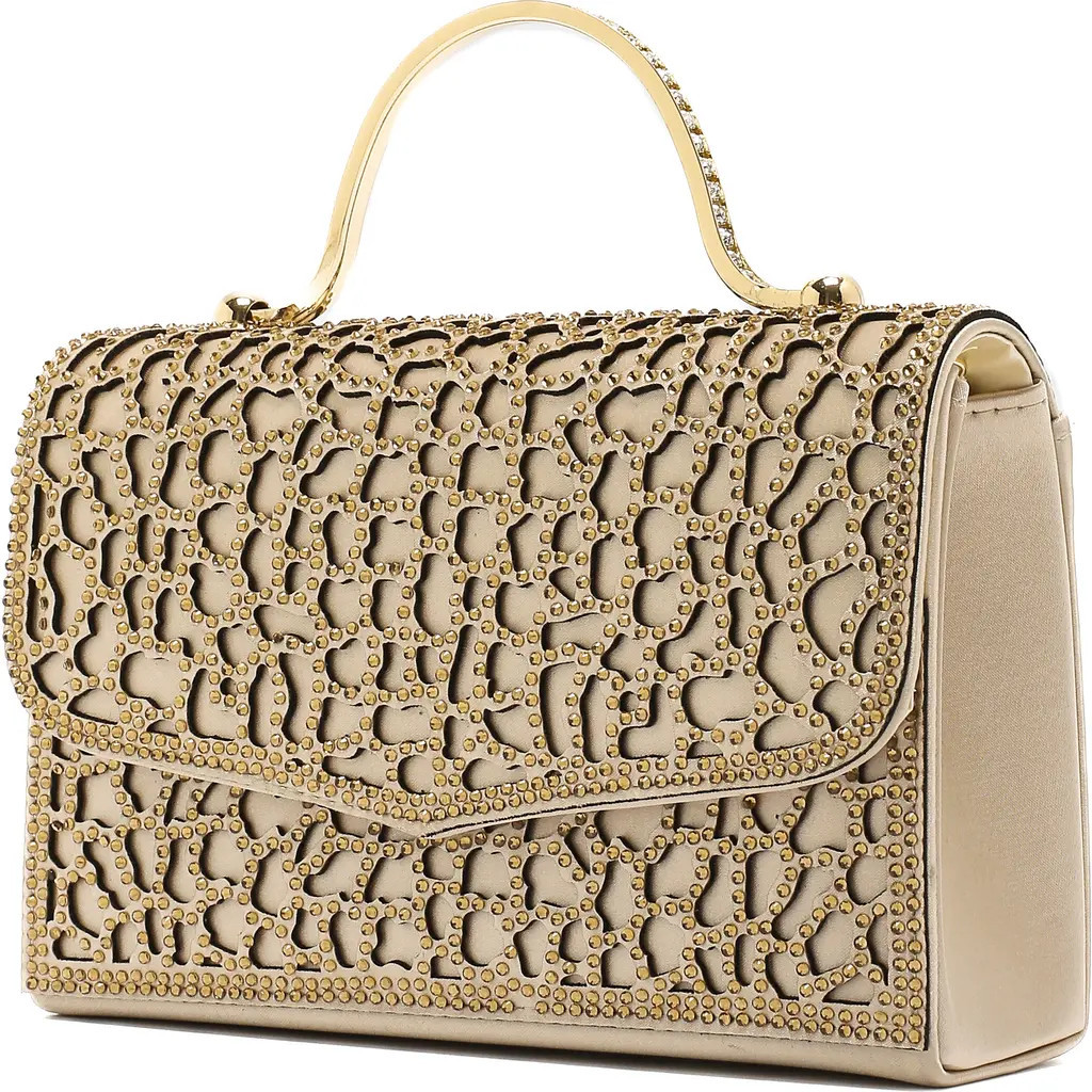 LADY COUTURE Rhinestone Handbag in Gold at Nordstrom, Size Small | Nordstrom