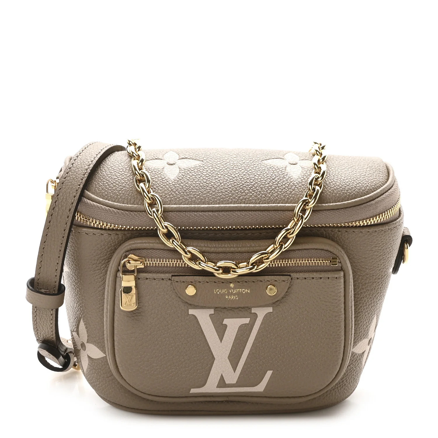 Louis Vuitton Empreinte Mini Bumbag Tourterelle Cream | FASHIONPHILE (US)