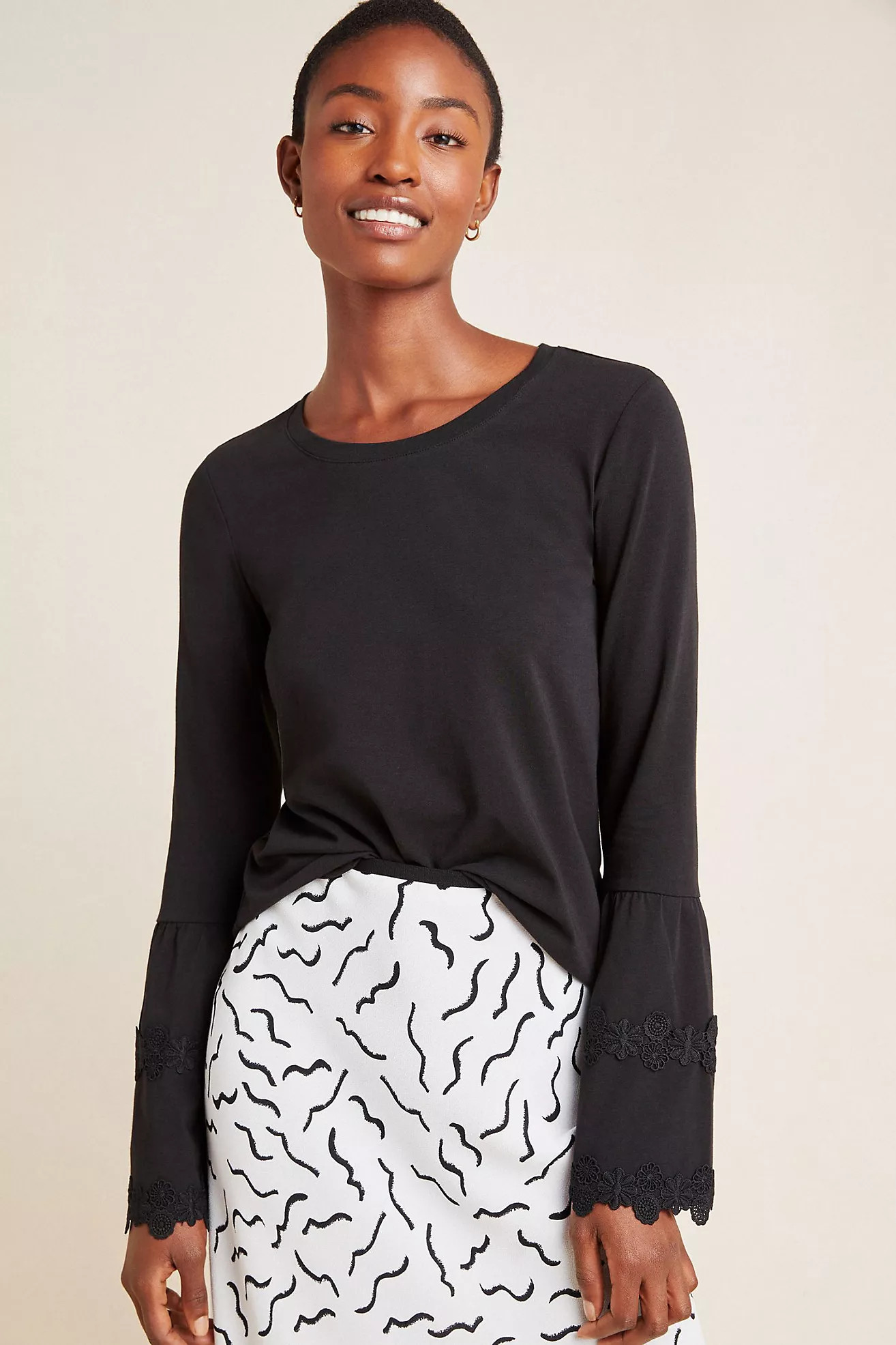 Abigail Bell-Sleeved Top | Anthropologie (US)