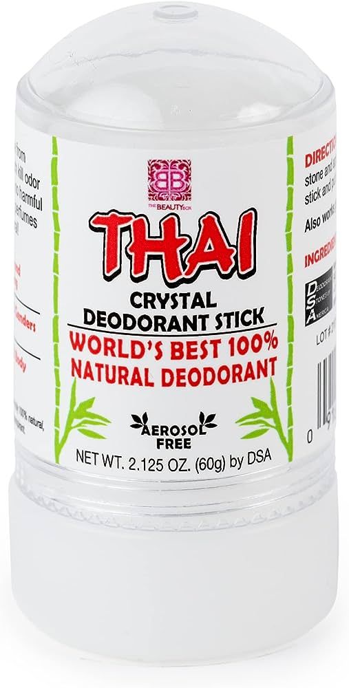 Thai Crystal Deodorant Stone Stick – Potassium Alum All Natural Deodorant for Women & Men – 2... | Amazon (US)