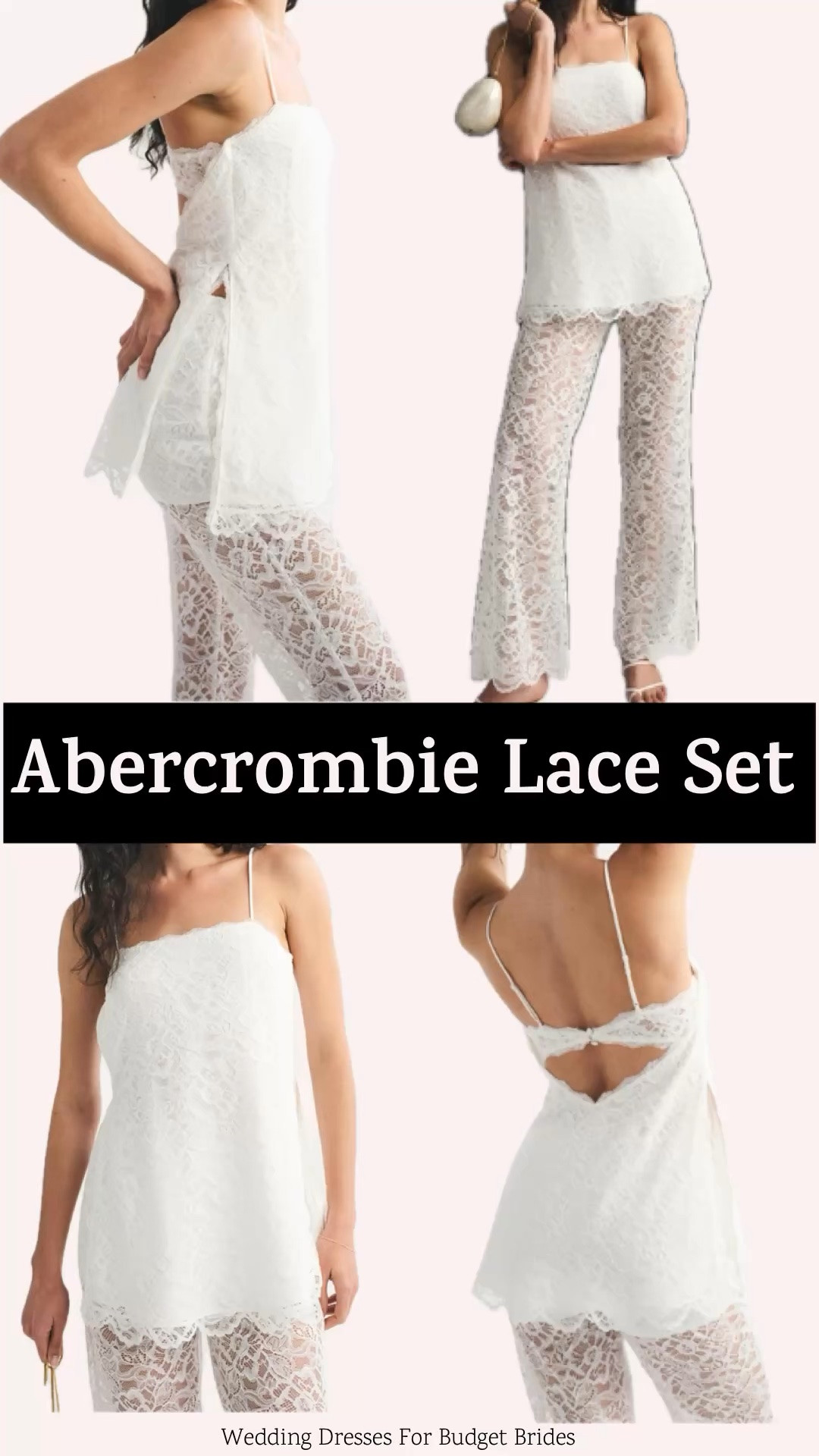 Lace separates at Abercrombie for the bride to be. 

Summer outfits, concert outfits, country concert outfits, resort wear 2026, date night outfits, resort wear,  bachelorette weekend, bridal separates, bachelorette party, honeymoon packing.

#LTKWedding #LTKSeasonal