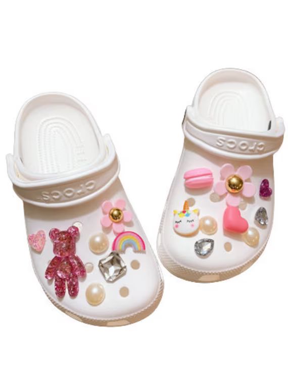 Pink Glitter Bear 14pcs Shoe Charms / Gift for Girl | Etsy | Etsy (US)