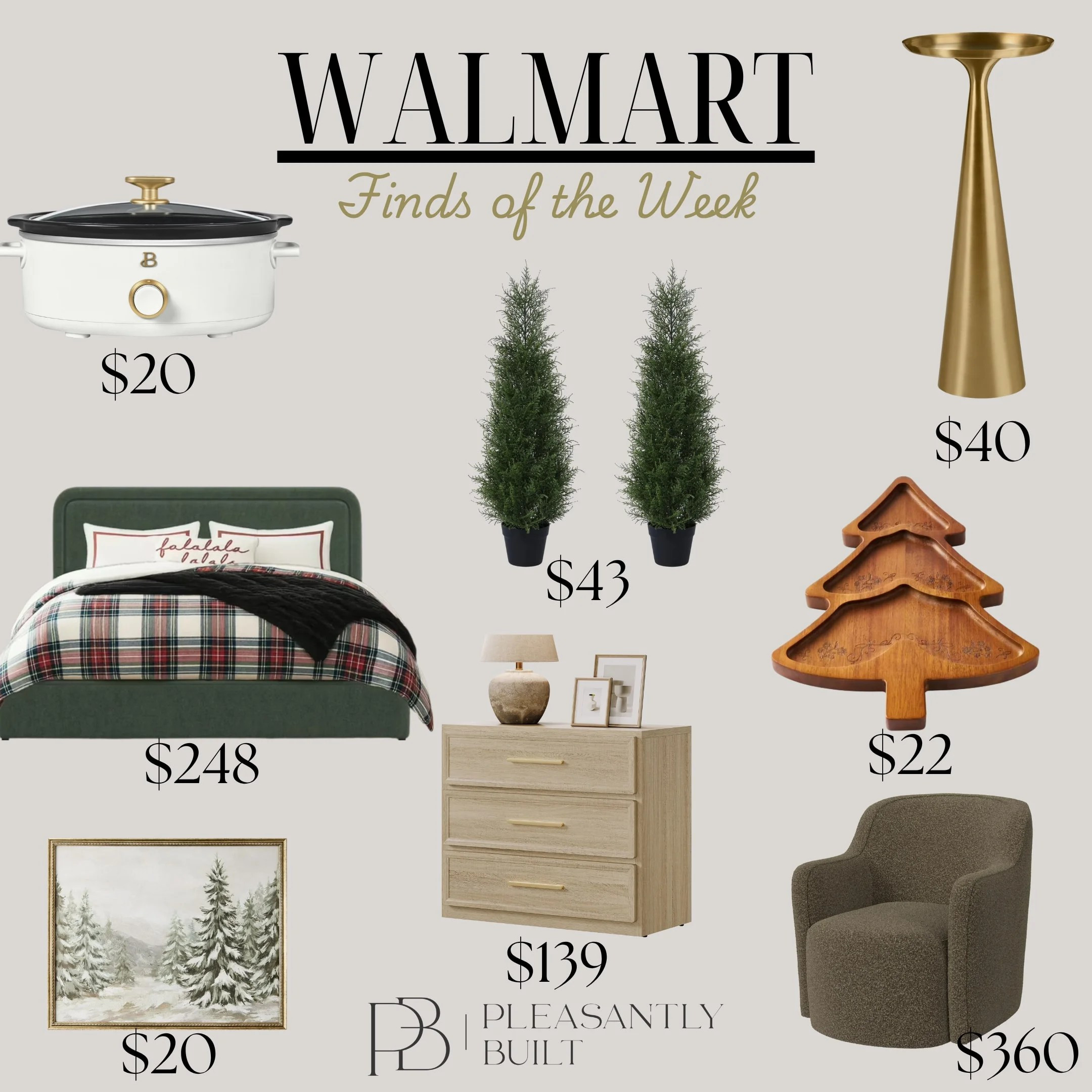 Deck the halls with festive finds from Walmart! From cozy home decor to magical Christmas accents, these pieces make it easy to bring holiday cheer to every corner of your home. ❤️🏠 #WalmartHome
#WalmartFinds #WalmartHome #ChristmasDecor #HolidayHome #WalmartChristmas #ChristmasInspo #HolidayDecor #FestiveHome #CozyChristmas #HomeForTheHolidays #WalmartFavorites #ChristmasVibes #HolidayStyle #WinterDecor #BudgetFriendlyDecor 

 #LTKHoliday #LTKHome #LTKStyleTip