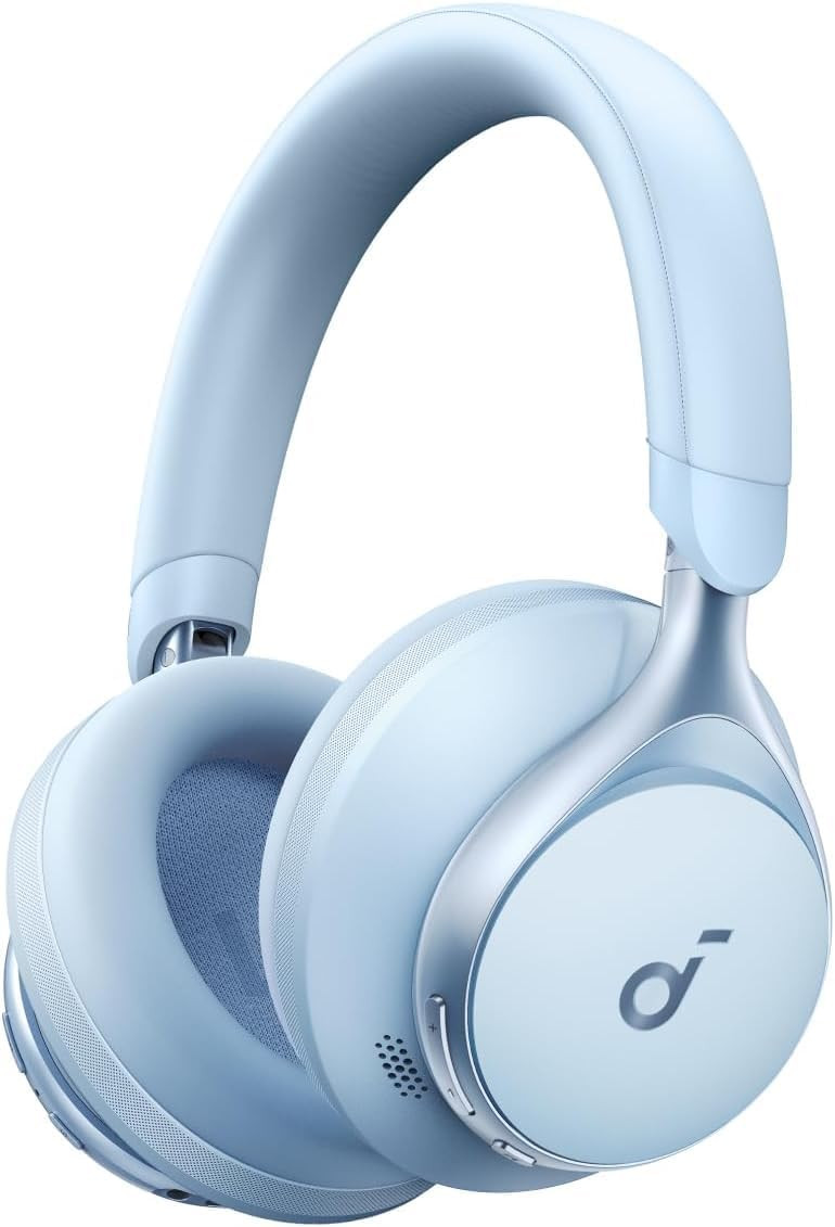 soundcore by Anker, Space One, Adaptive Active Noise Cancelling Headphones, 2X Stronger Human Voi... | Amazon (UK)