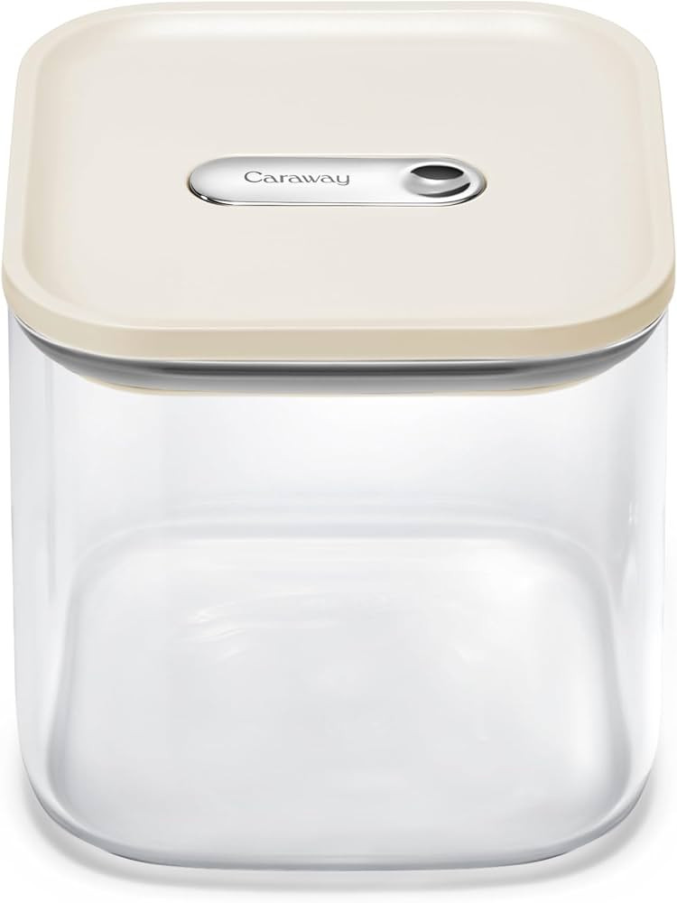 Caraway 2.5qt Glass Airtight Food Storage Container with Lid \u2013 Non-Toxic, BPA-Free Kitchen S... | Amazon (US)