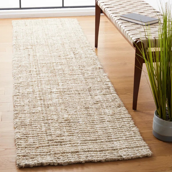 Estrin Natural Fiber Hand Woven Jute Solid Color Rug | Wayfair North America
