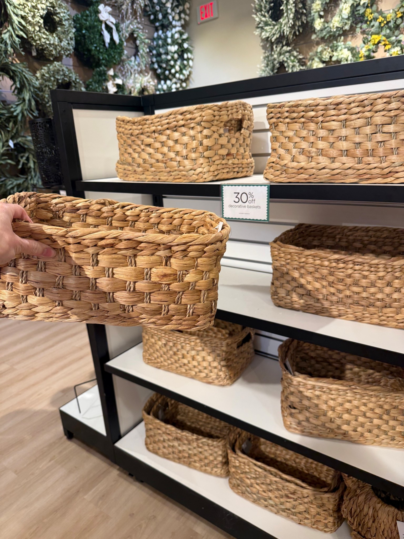Beautiful and sturdy baskets for storage! 