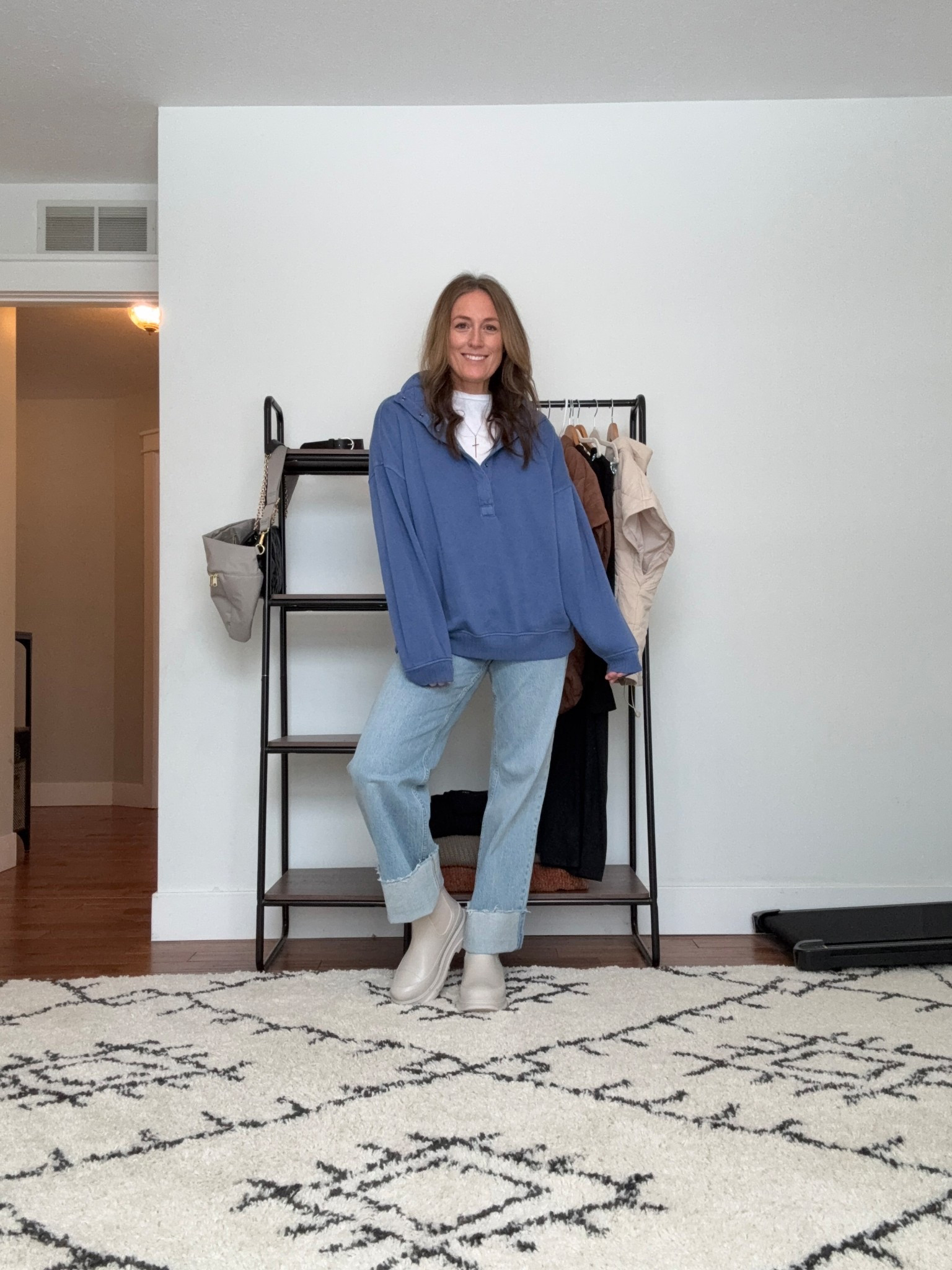 1/29/25 ✨ Sweatshirt is a small. Jeans are a 28 long.

Everyday outfits. Easy outfits. Easy outfit ideas. Neutral basics. Winter outfits. Winter outfit idea. Casual outfits. Basic mom outfit. Casual outfit idea. Casual outfit. Everyday outfit. Mom outfit. Street style. Casual mom outfit. Amazon fashion. Sports mom outfits. Sports mom outfit idea.

#LTKootd #LTKmomlife #LTKOver40