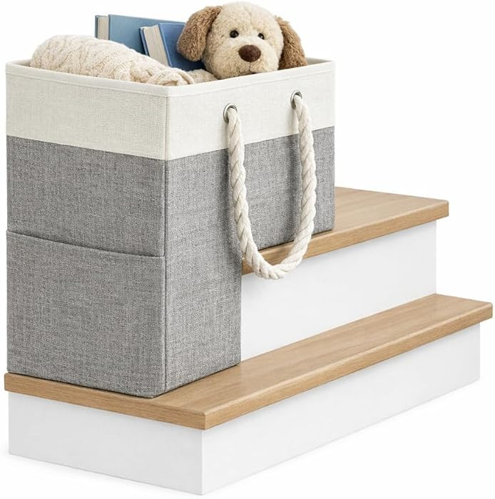 Stair basket,Foldable staircase baskets,Stair basket for wooden and carpeted stairs,Step stairs s... | Amazon (US)