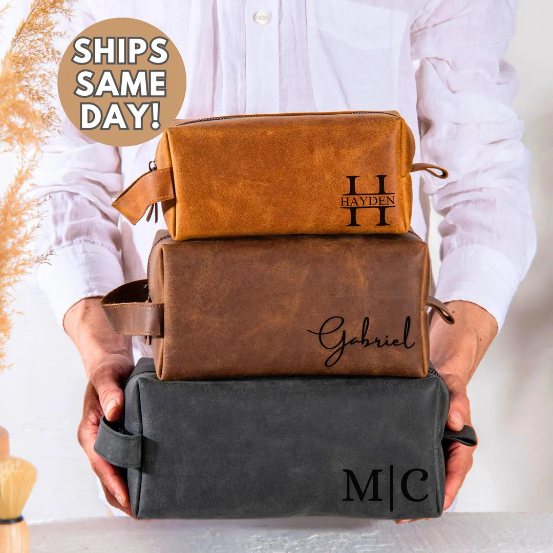 Personalized Graduation Gifts 2025 Toiletry Bag for Him, Handmade Unique Best Gifts for Dad, Clas... | Etsy (US)