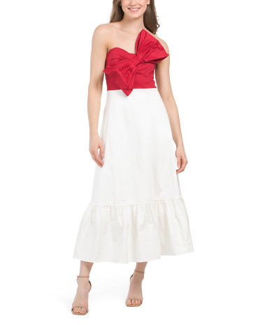 Mya Color Block Bow Dress | Marshalls