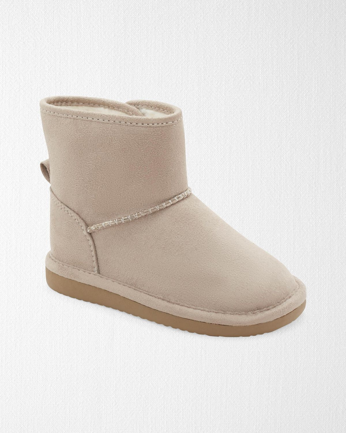 Tan Toddler Recycled Faux Suede Boots | carters.com | Carter's