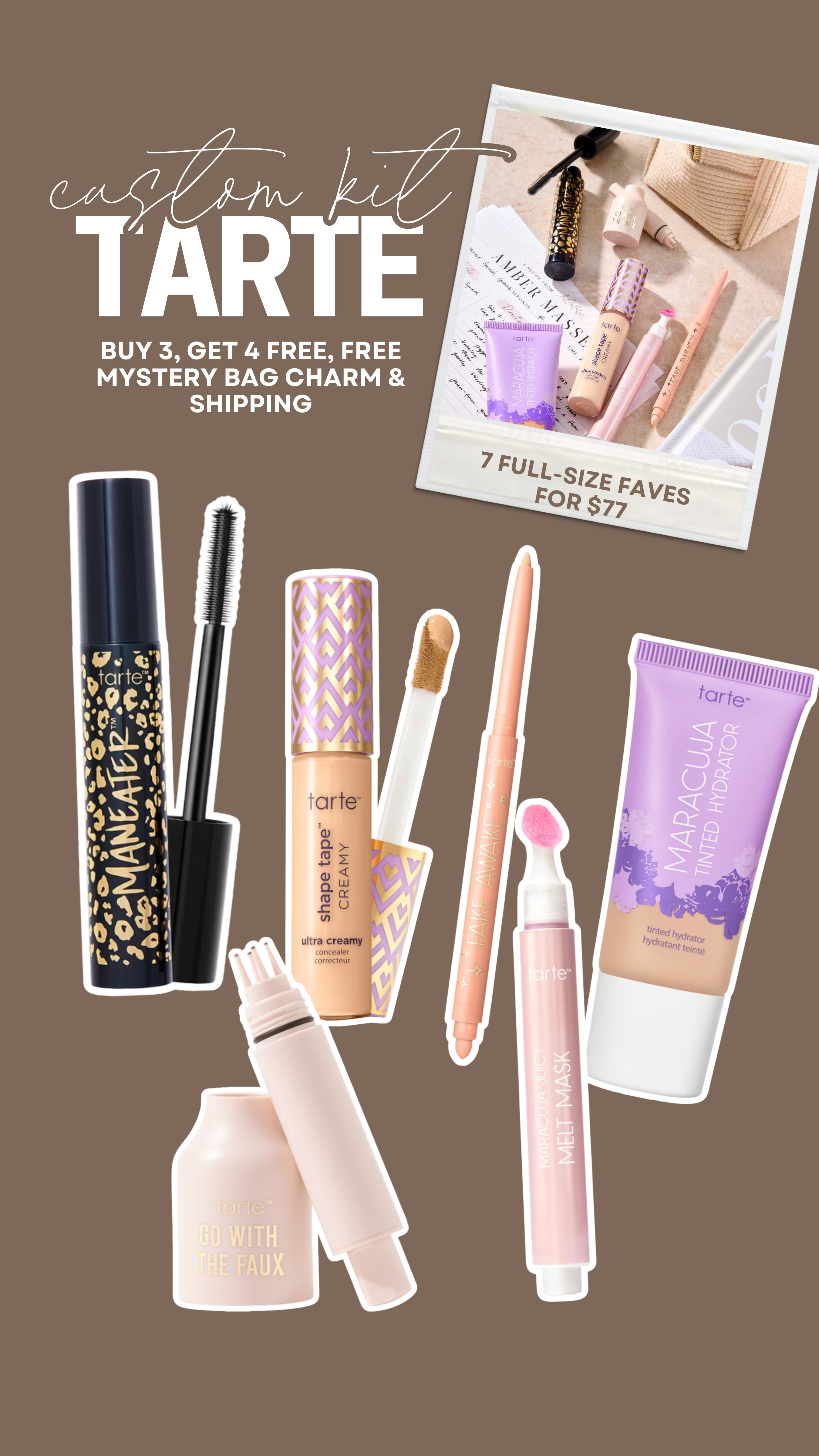 tarte custom kit - these are my picks!

tarte, custom kit, tarte beauty, mascara, concealer, highlighter, freckle stamp 

 #LTKSeasonal #LTKBeauty