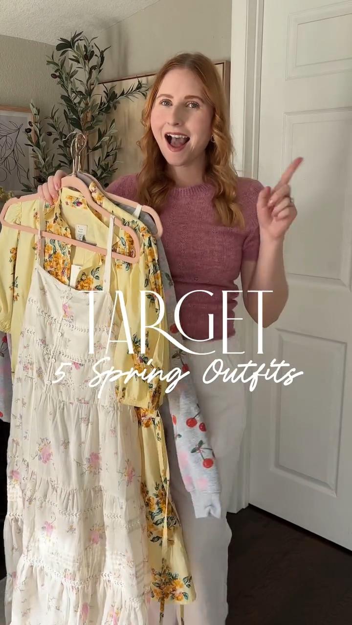 Lightweight layers, comfy fits, and the BEST girly colors!! These @Target  outfits are giving effortless spring vibes. 

Which look is your favorite? 💕 I LOVE the “out to brunch” floral dress so much 💘🥰✨size mediums in everything on me!! 

40% OFF clothing & home finds this weekend at Target 🎯 — make sure you are f0llowing along for more sale alerts ‼️ 💞 @affordablebyamandablog 

Save for outfit inspo & follow for more spring fashion finds ✨

spring casual outfits, spring activewear, spring outfit ideas, casual spring fashion, women’s activewear outfits, athleisure spring looks, spring fashion inspo, everyday spring outfits, comfy spring outfits, workout wear for spring, trendy activewear, spring athleisure outfits, casual outfits for spring, spring clothing haul, instagram spring outfits • target fashion trends • target spring 2026 • target active wear 2026 #targetsale #targetstyle #targetfashion #targetdresses

#LTKgrwm #LTKootd #LTKMidsize