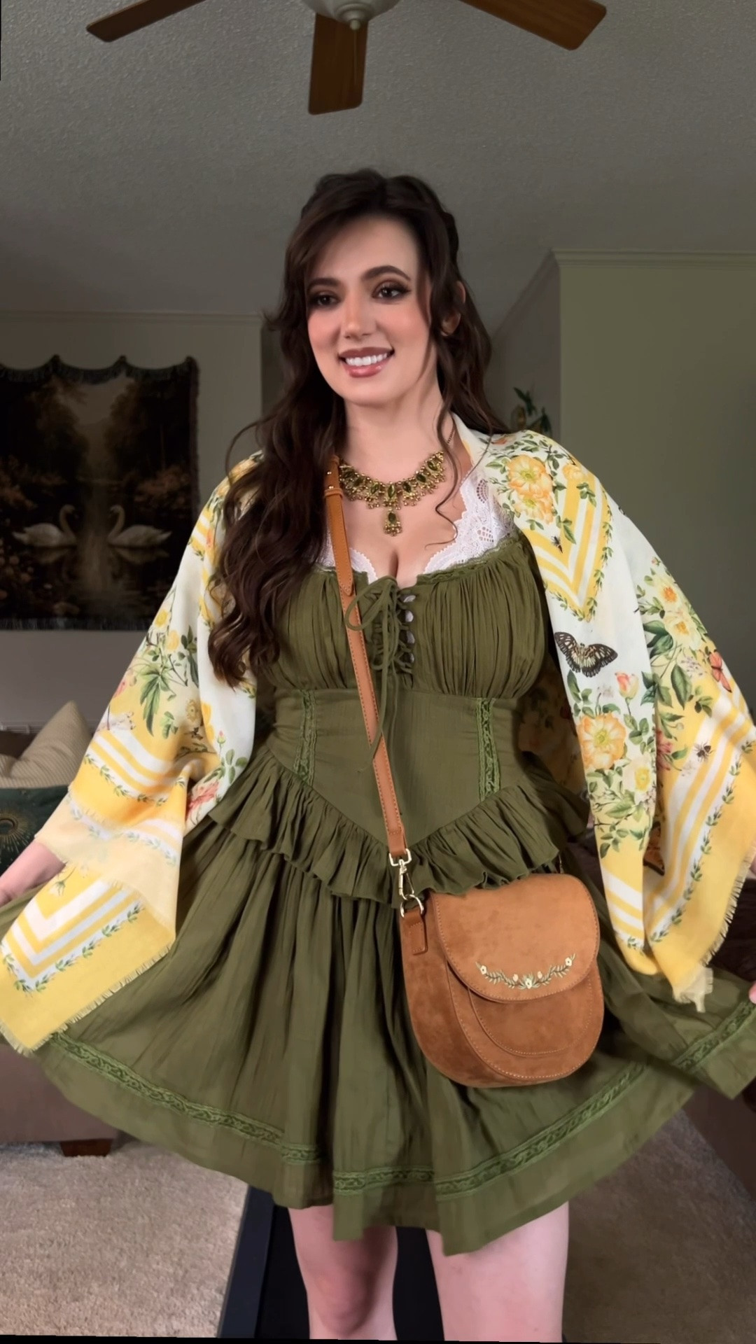 Dressing like a whimsical dream 🧚✨🤍 use code SPRINGTORIA for a discount at Fable England (scarf and bag) 

Maxi Skirt is from Karma Nepal Crafts - Code TORIACURBELO for discount!

#LTKgrwm #LTKootd #LTKSeasonal