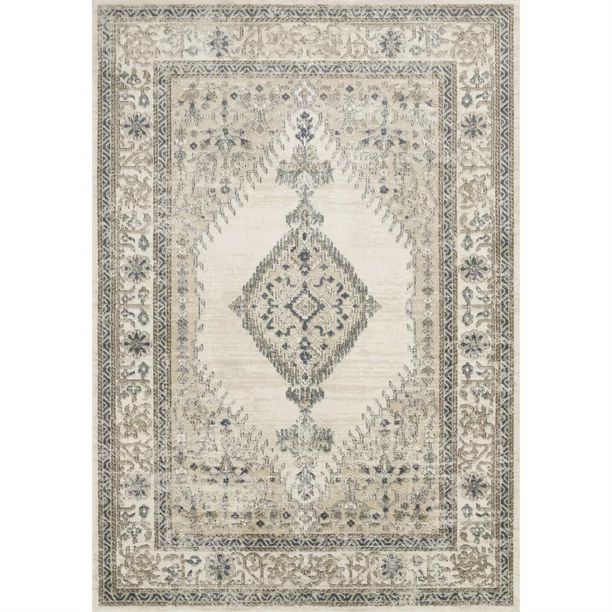 Loloi II Teagan Oriental Oatmeal / Ivory Area Rug - Walmart.com | Walmart (US)