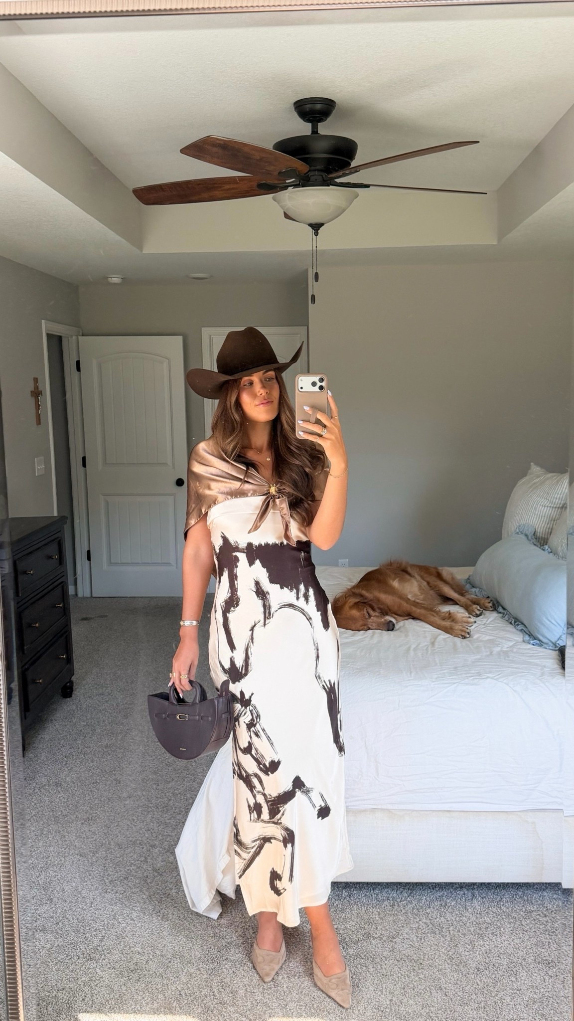 size XS in dress, my shoes are old Steve Madden but i linked super similar (identical) amazon shoes :) hat is Rodeo King (linked similar) used my horse ring as a scarf slide!

#LTKgrwm #LTKootd #LTKSeasonal