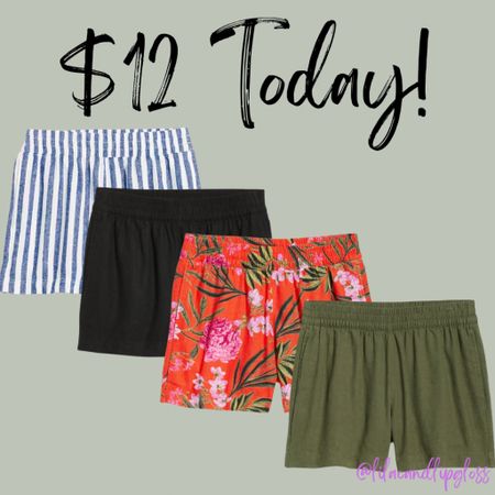 $12 linen blend shorts today only! 

#LTKfindsunder50 #LTKstyletip #LTKsalealert