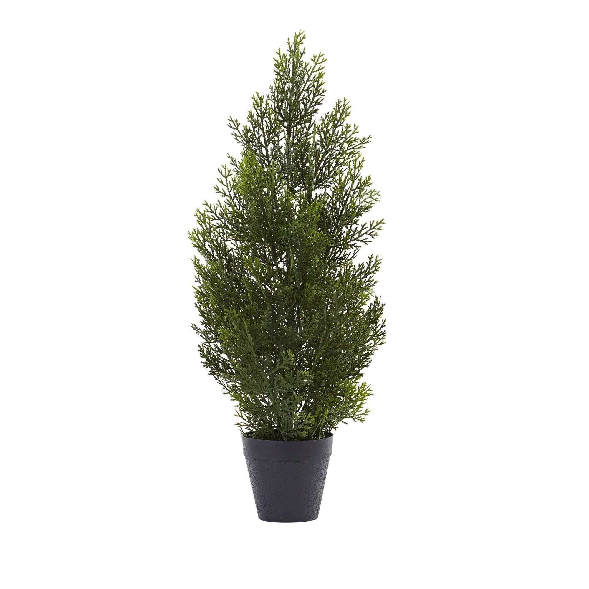 2’ Mini Cedar Pine Tree (Indoor/Outdoor) | Nearly Natural