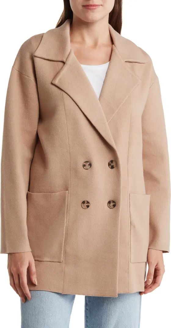 Double Breasted Sweater Coat | Nordstrom Rack
