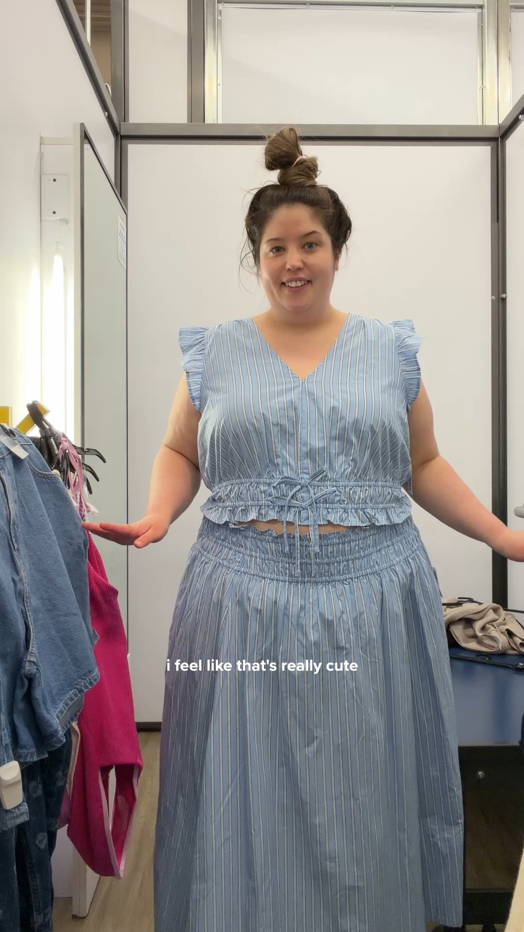 recent spring / summer old navy finds inside the dressing room 🌸 wearing size XL-XXL but my size is never the same 😅

#LTKWorkwear #LTKSwim #LTKPlusSize