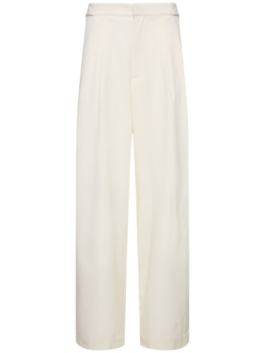 Adjustable pleated wool pants | Luisaviaroma