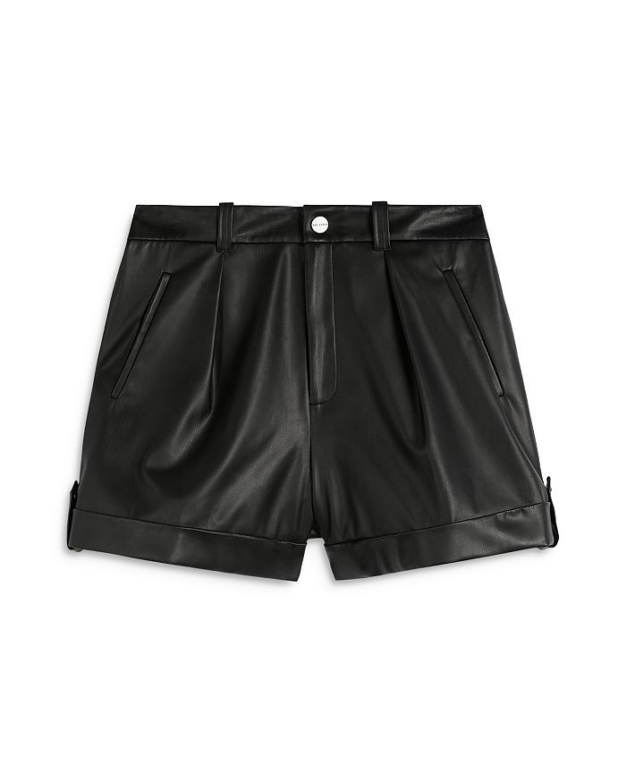 Pawa Faux Leather Shorts | Bloomingdale's (US)