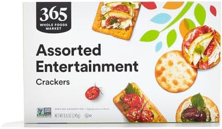 Amazon.com: 365 by Whole Foods Market, Assorted Entertaining Crackers, 8.8 Ounce | Amazon (US)