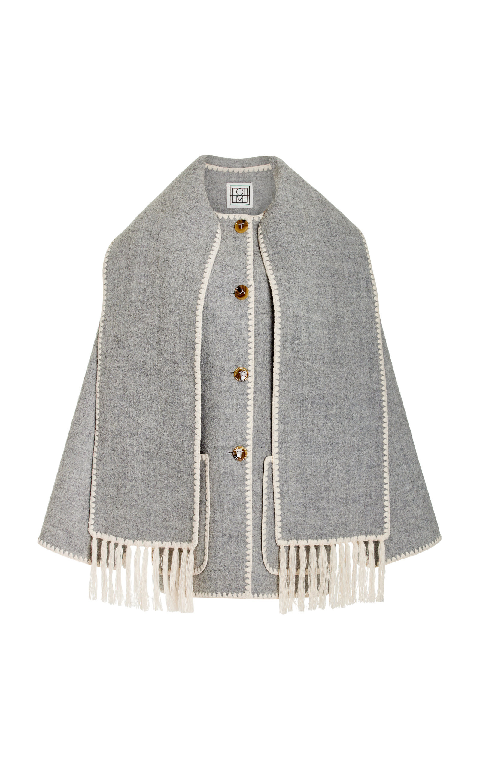 Oversized Wool-Blend Scarf Jacket | Moda Operandi (Global)