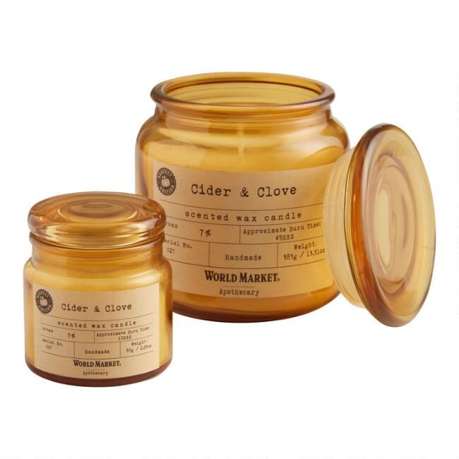 Cider & Clove Apothecary Scented Candle | World Market