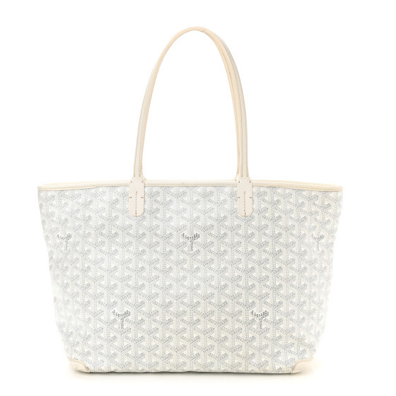 GOYARD Goyardine Artois PM White | FASHIONPHILE (US)