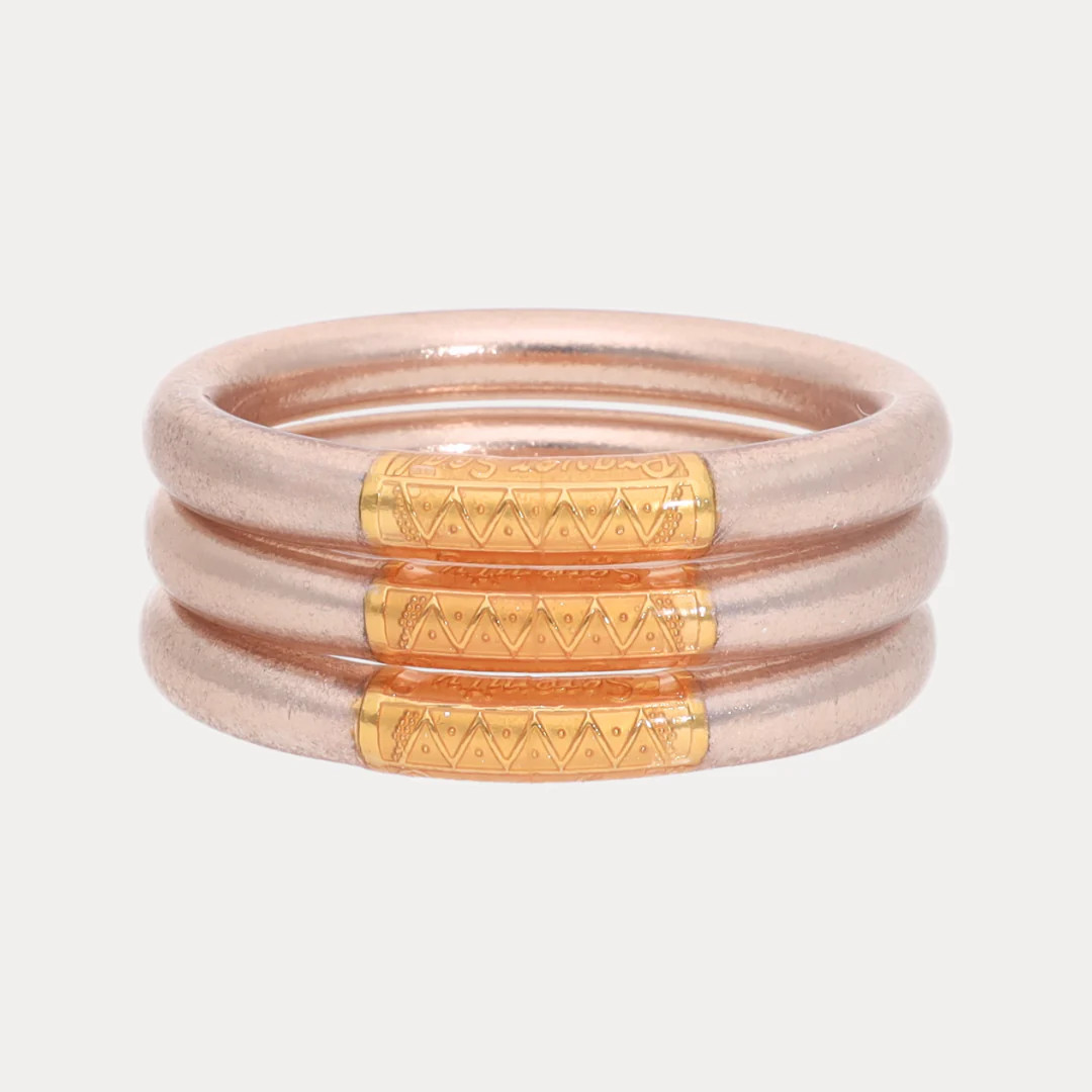 Champagne Tzubbie All Weather Bangles® Bundle | BuDhaGirl