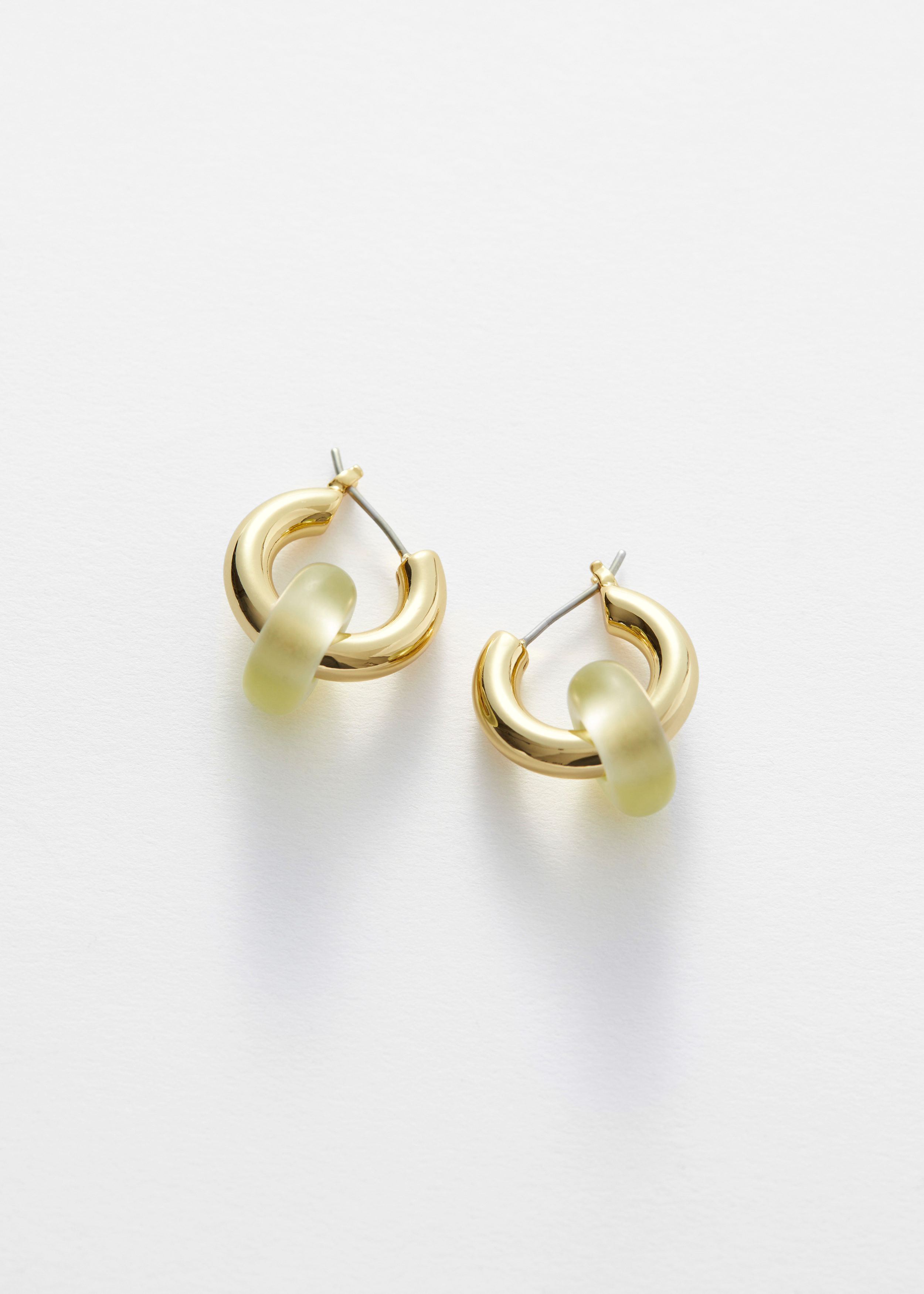 Aufregende Ohrringe mit Steindetail - Gold/Limone - & Other Stories DE | & Other Stories EU