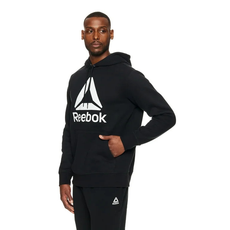 Reebok Men's Delta Logo Fleece Hoodie, Sizes S-XL | Walmart (US)
