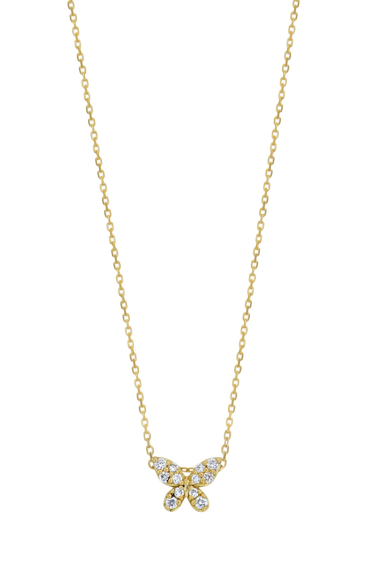 Liora Diamond Butterfly Pendant Necklace | Nordstrom