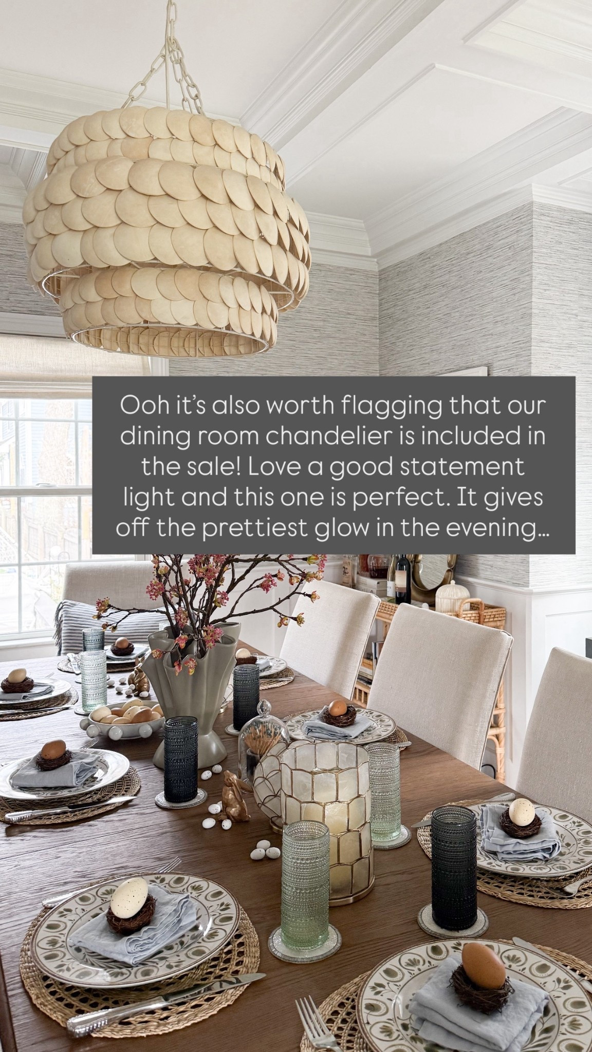 Ooh it’s also worth flagging that our dining room chandelier is included in the sale! Love a good statement light and this one is perfect. It gives off the prettiest glow in the evening… 

Linking some other dining room favorites that you can grab discounted today! Sale ends tonight!  

#LTKSaleAlert #LTKHome #LTKSeasonal