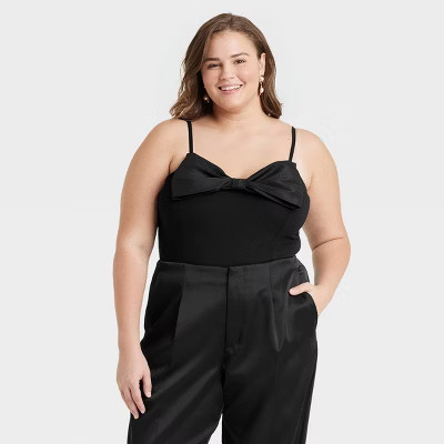 Women's Bow Bodysuit - A New Day™ | Target