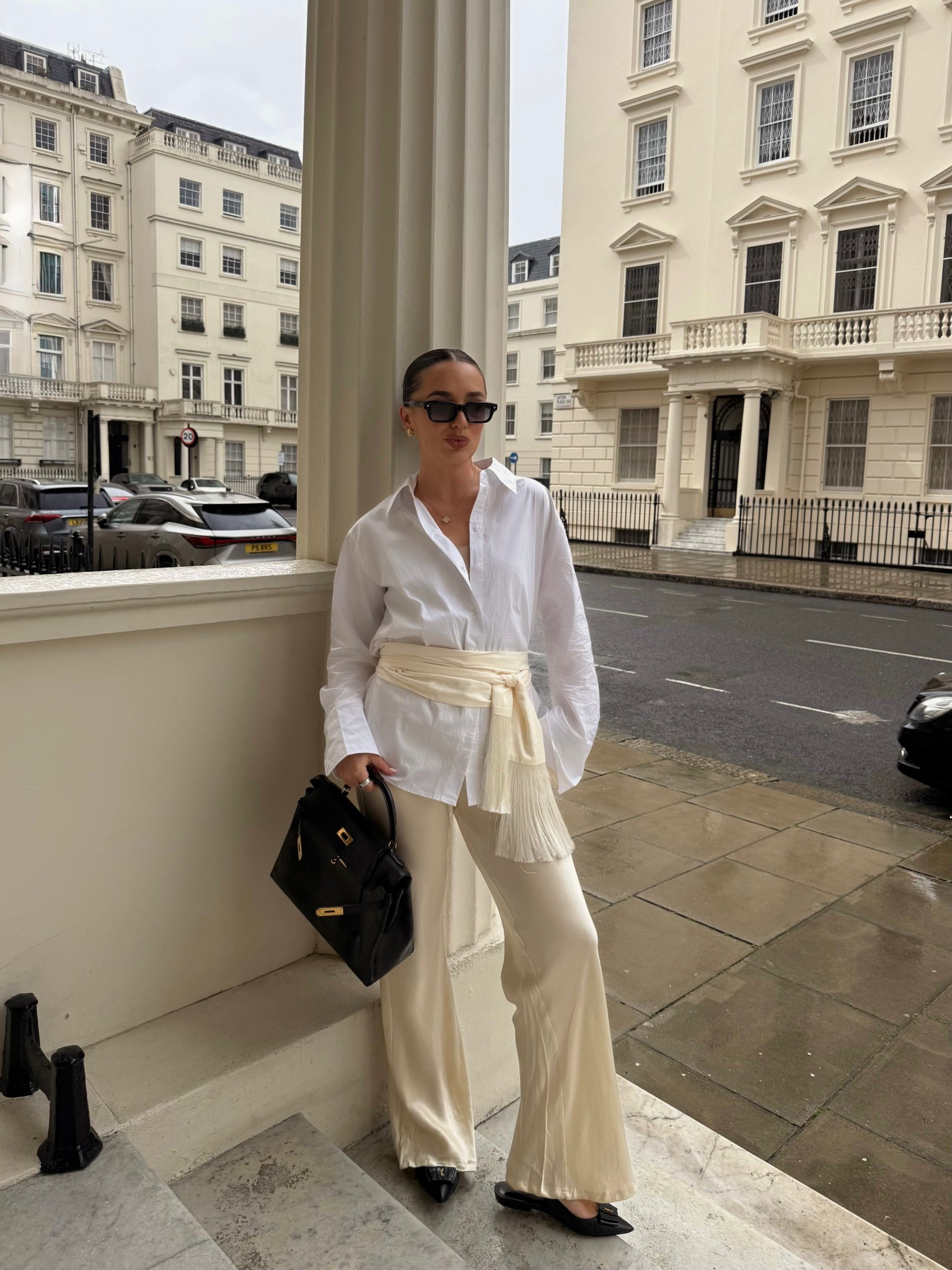 Satin pants outfit 

#LTKeurope #LTKuk #LTKspring