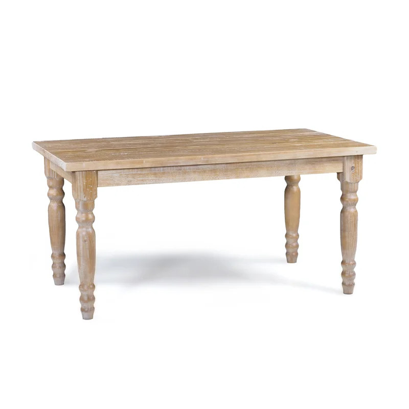 Valerie 63" Pine Solid Wood Dining Table | Wayfair North America
