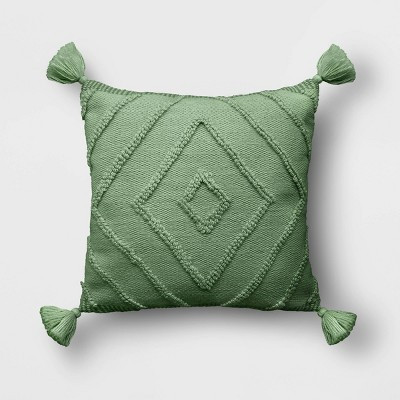 Diamond Tufted Outdoor Throw Pillow - Threshold™ | Target