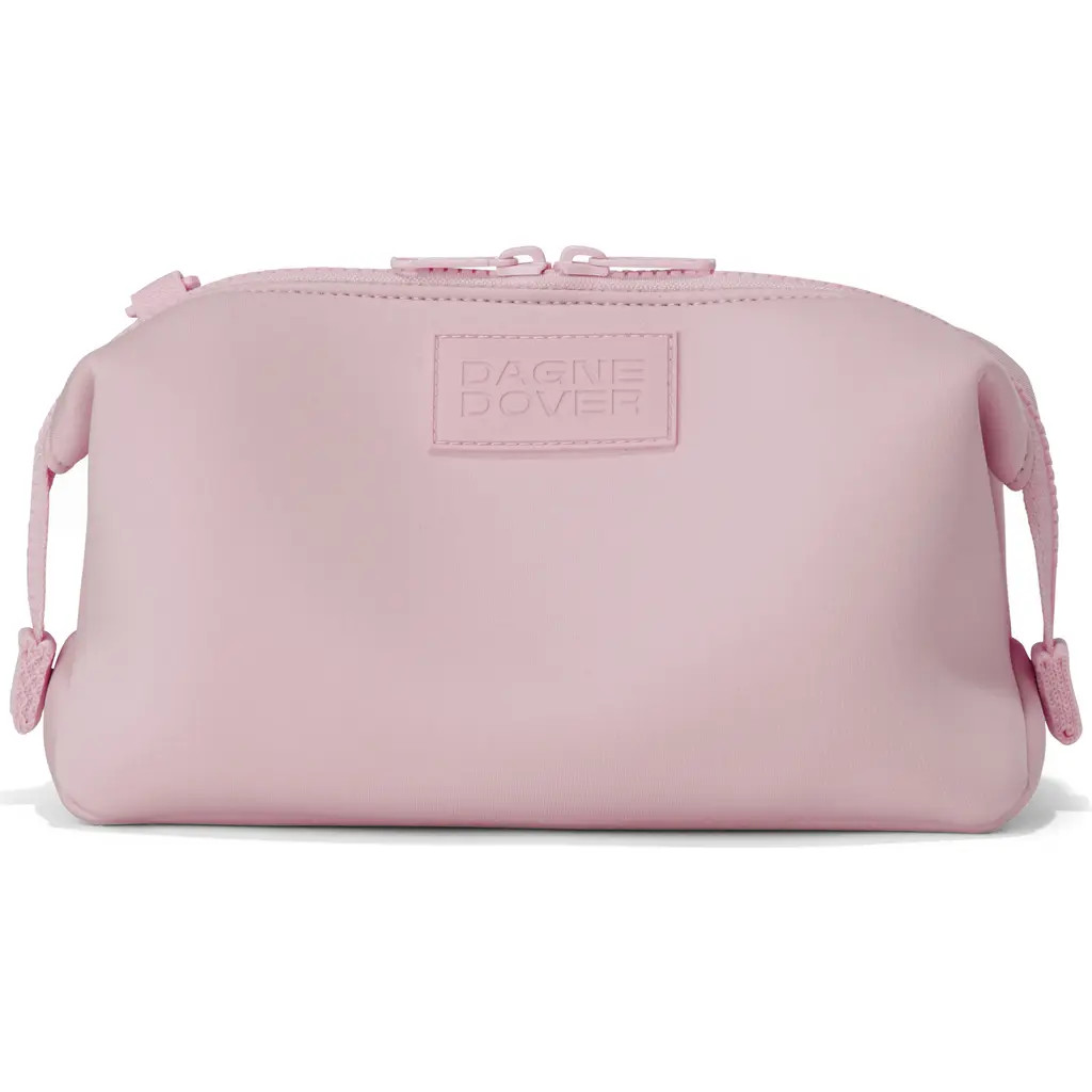 Dagne Dover Hunter Large Neoprene Toiletry Bag in Wild Rose at Nordstrom | Nordstrom