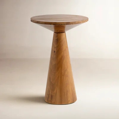 Bozovich Solid Wood Pedestal End Table | Wayfair North America