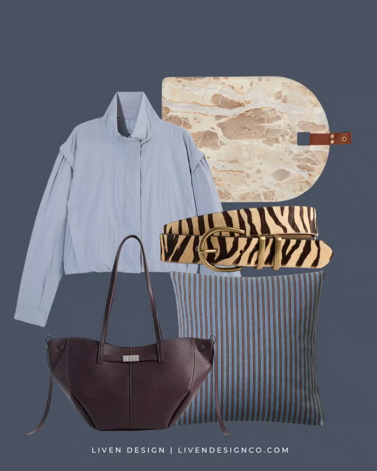 New discoveries. Style inspiration. Throw pillows. Striped pillow. Living room. Fall decor. Blue suede jacket. Affordable decor. Affordable fashion. Amazon fashion. Chic finds. Animal print belt. Cheetah print. Leopard print. Leather tote. Marble cheese board. Charcuterie board. Kitchen decor. Tiger print belt

#LTKSeasonal #LTKHome #LTKSaleAlert